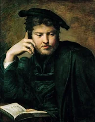 Mann mit einem Buch